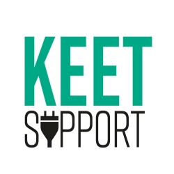 Logo wit Keet Support