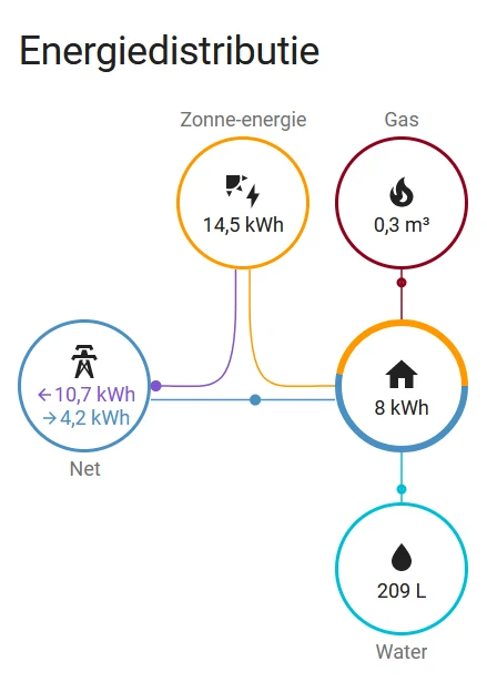 Dagverbruik in Home Assistant