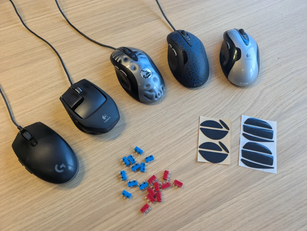 Logitech muis reparatie