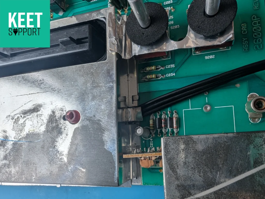 Atari 2600 met composiet mod kabel